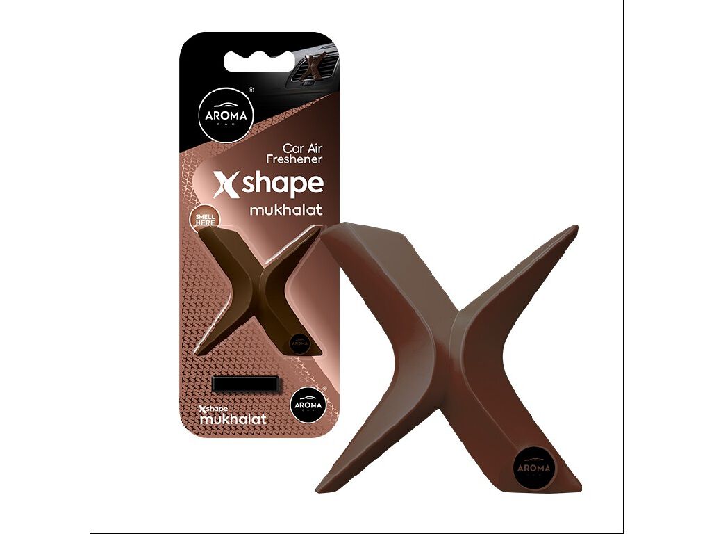 AMBIENTADOR AUTO AROMA CAR X SHAPE MUKHALAT image number 1