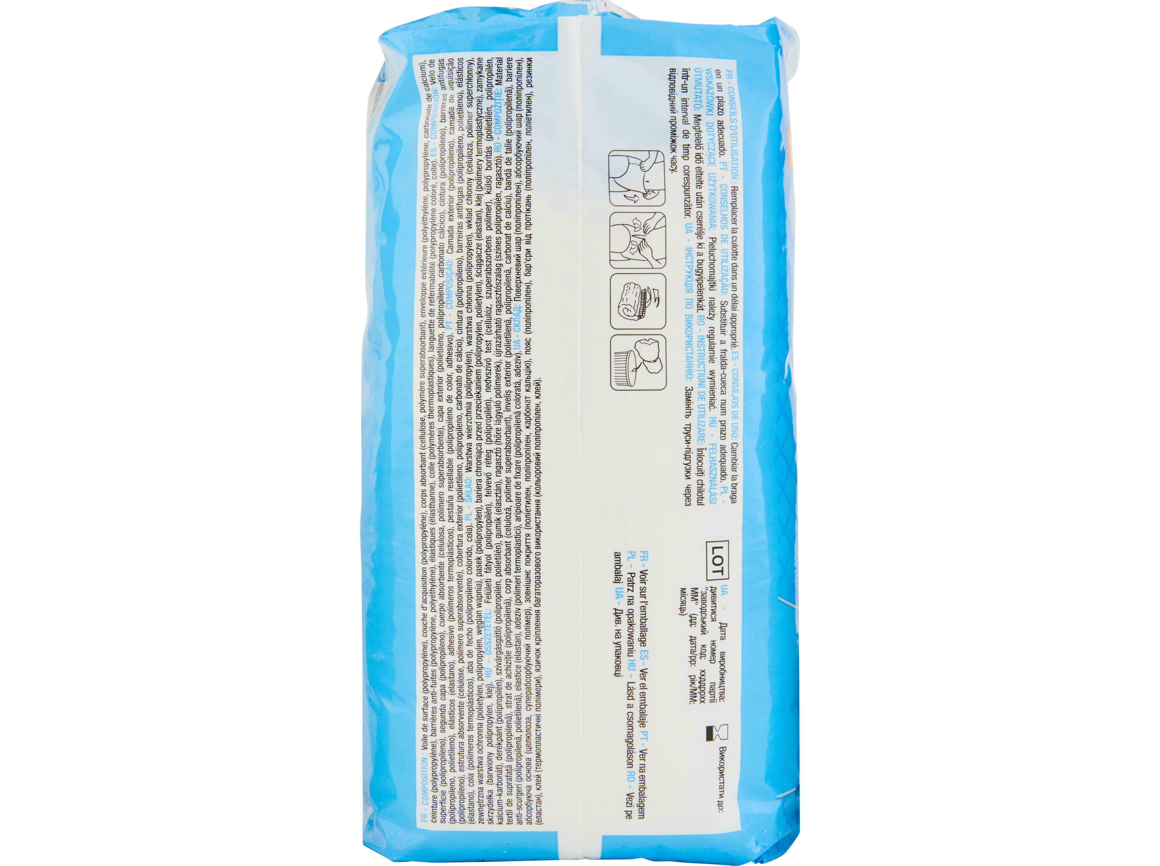 CUECAS DE INCONTIN&Ecirc;NCIA AUCHAN TAMANHO L UNISSEXO 10UN image number 3