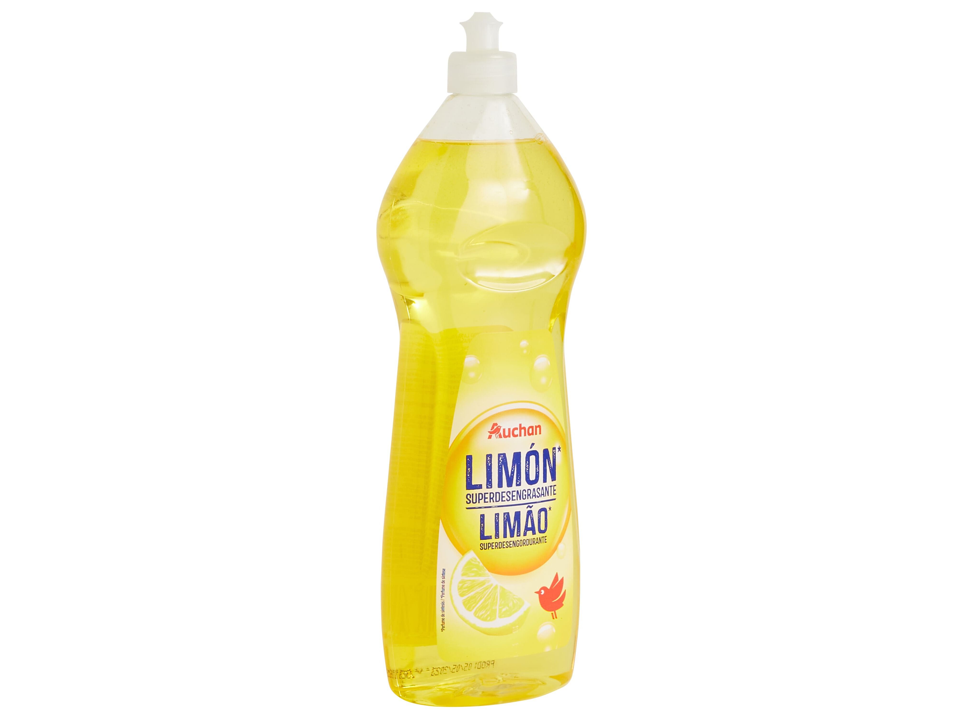 DETERGENTE LOI&Ccedil;A MANUAL AUCHAN CONCENTRADO LIM&Atilde;O 1L image number 1