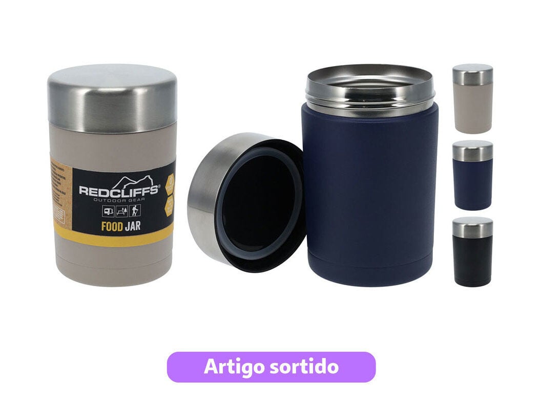 PORTA ALIMENTOS REDCLIFFS OUTDOOR 500ML CORES SORTIDAS