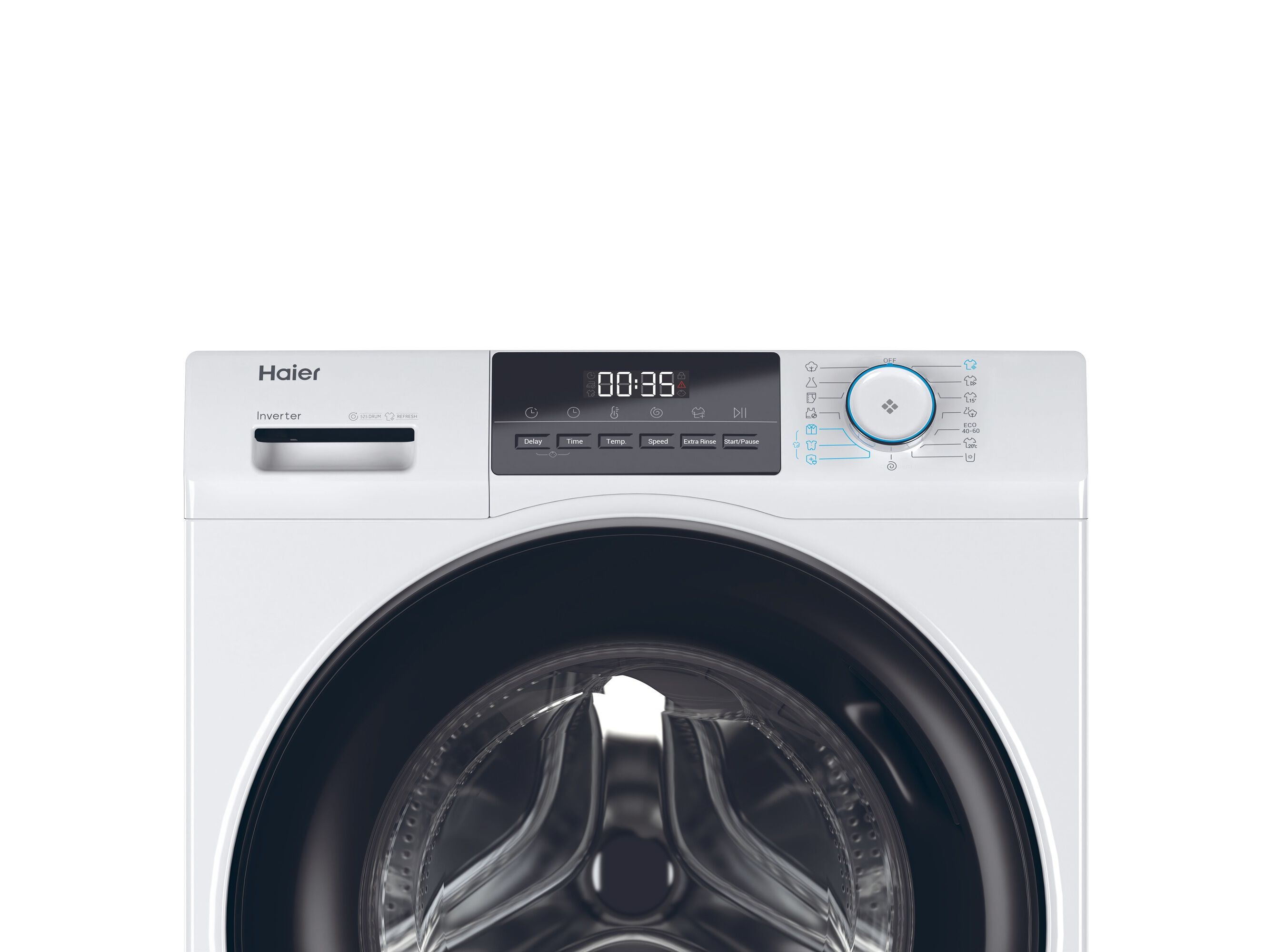 M&Aacute;QUINA DE LAVAR ROUPA HAIER HW90-BP14929A-S - BRANCO A 9KG image number 5