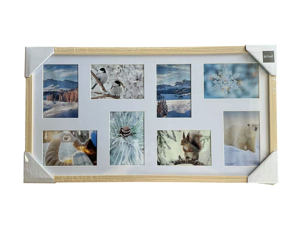 MOLDURA 8 VISTAS ACTUEL MDF NATURAL 65X35CM image number 0