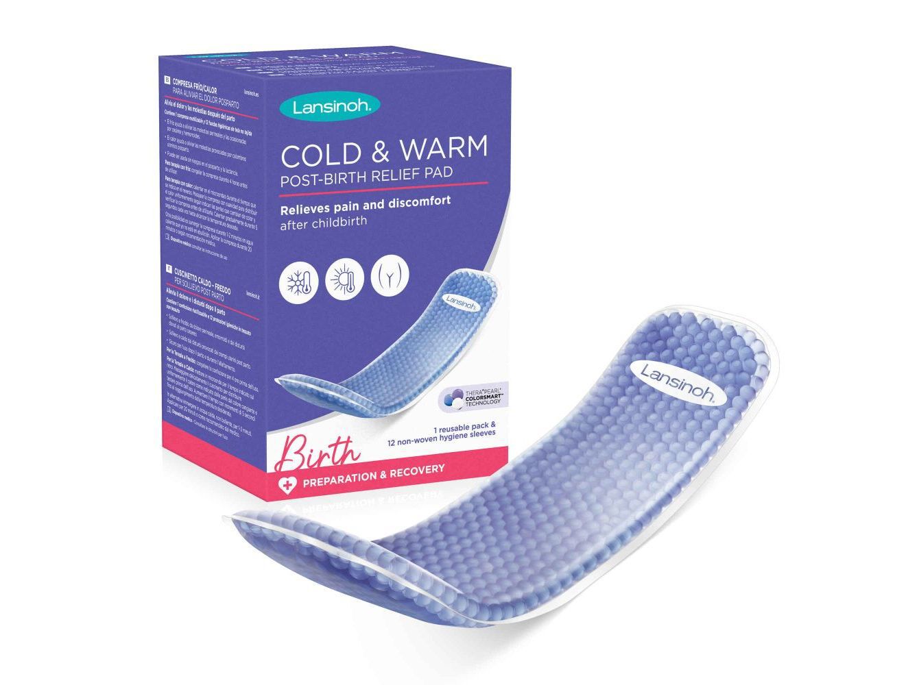 COMPRESSA P&Oacute;S-PARTO LANSINOH AL&Iacute;VIO FRIO/CALOR image number 0