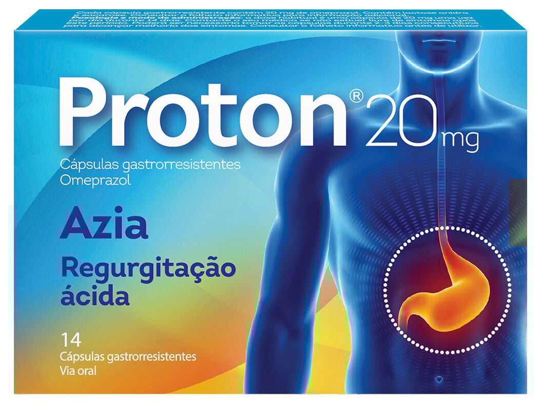 C&Aacute;PSULAS PROTON 20MG 14UN