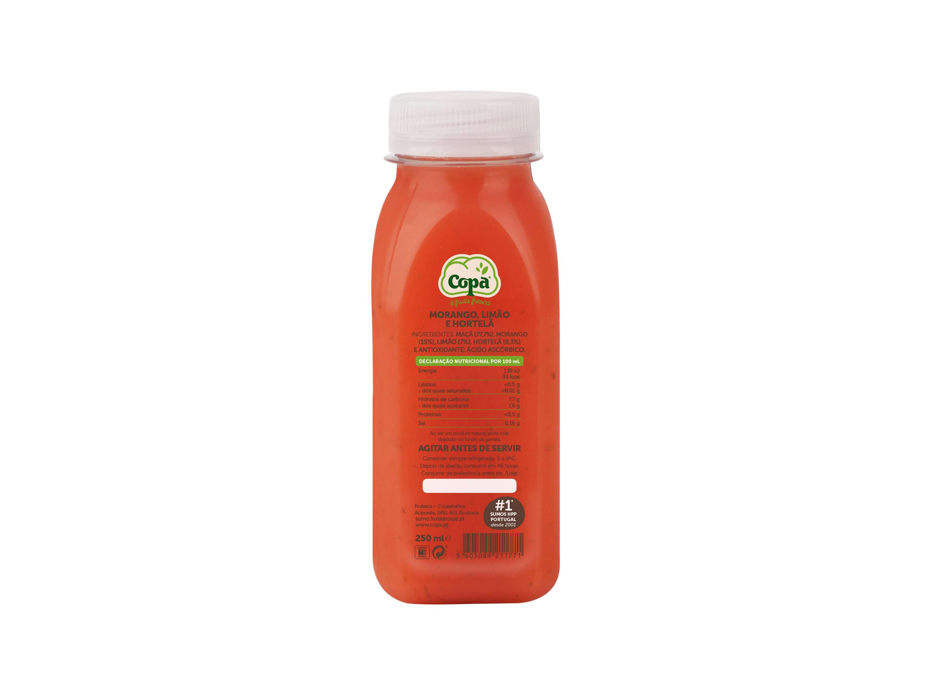 SUMO NATURAL COPA MORANGADA 250ML image number 1