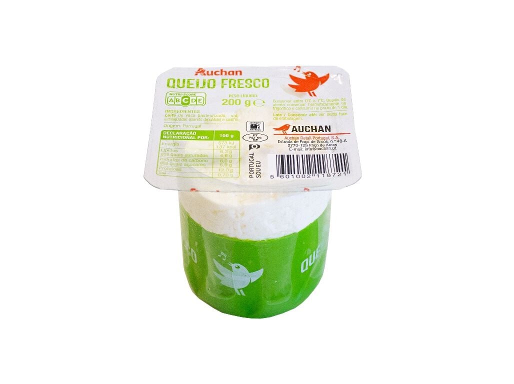QUEIJO FRESCO AUCHAN 200G image number 0