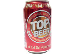cerveja top beer lata 0.33l