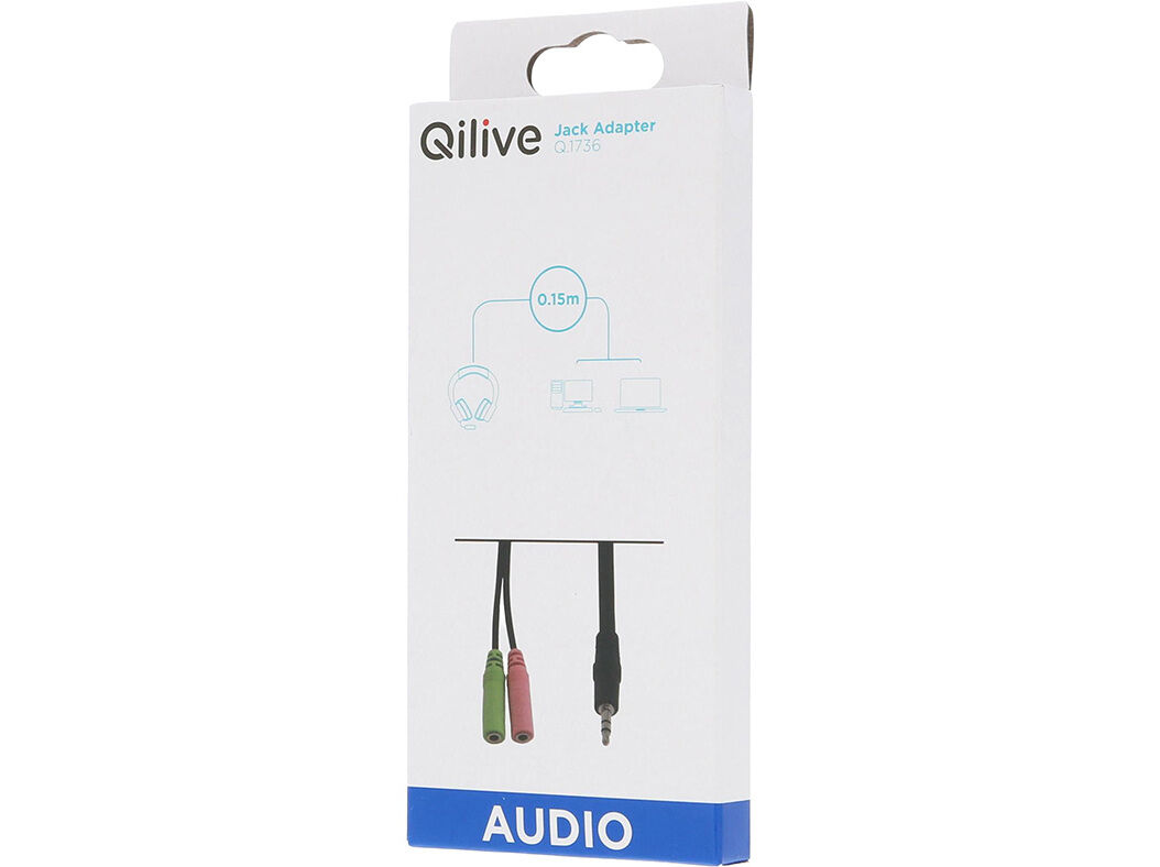 ADAPTADOR &Aacute;UDIO QILIVE G4217927 35 ST M-2X35 F