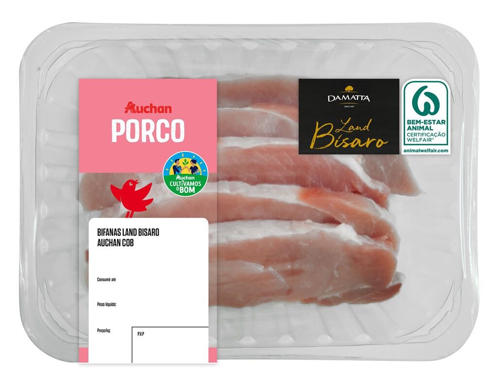 BIFANAS DE PORCO LAND BISARO AUCHAN CULTIVAMOS O BOM KG