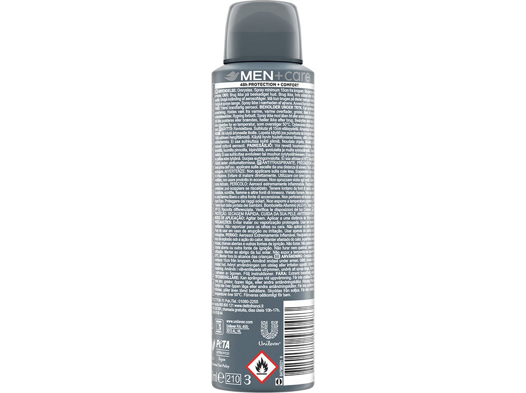 DESODORIZANTE SPRAY DOVE MEN FRESH 150ML image number 1