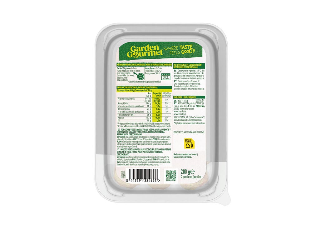 REFEI&Ccedil;&Atilde;O GARDEN GOURMET VEGGIE BALLS 200G image number 1