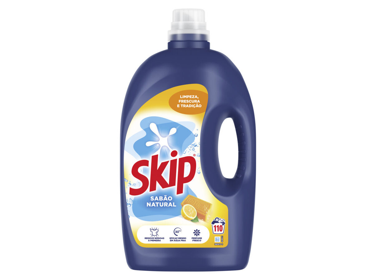 DET. ROUPA M&Aacute;Q. SKIP SAB&Atilde;O NATURAL 110D