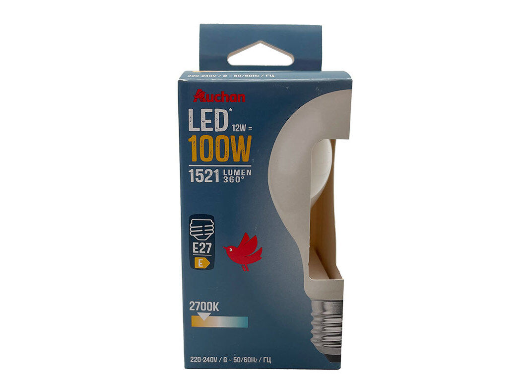L&Acirc;MPADA LED STANDARD AUCHAN E27 100W LUZ AMARELA image number 0