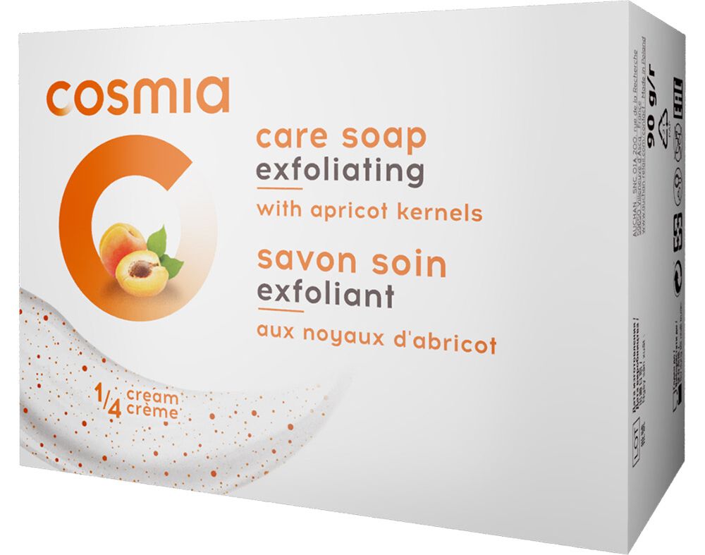 SABONETE COSMIA EXFOLIANTE COM ALPERCE 90G 1UN image number 0