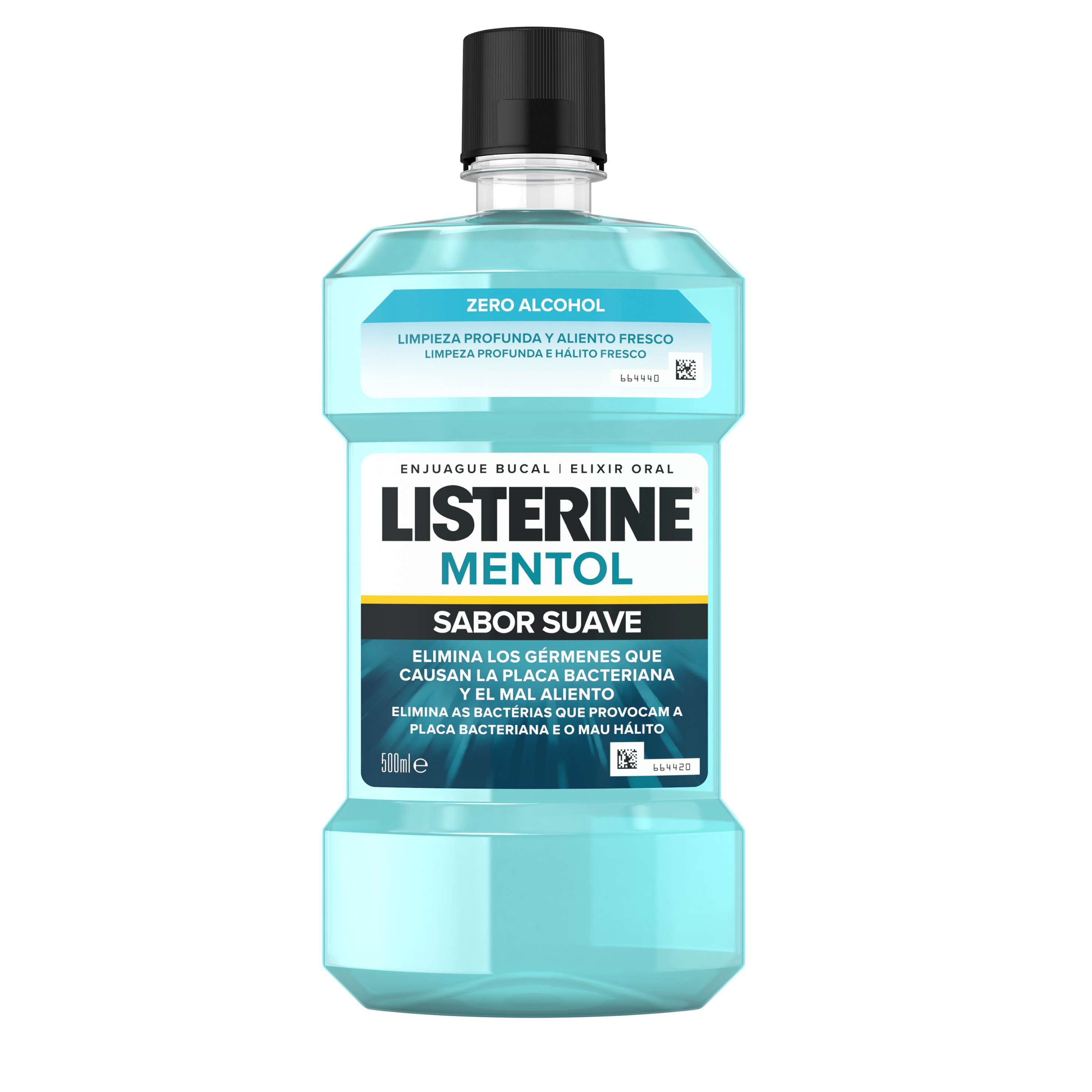 ELIXIR LISTERINE MENTA SUAVE 500ML