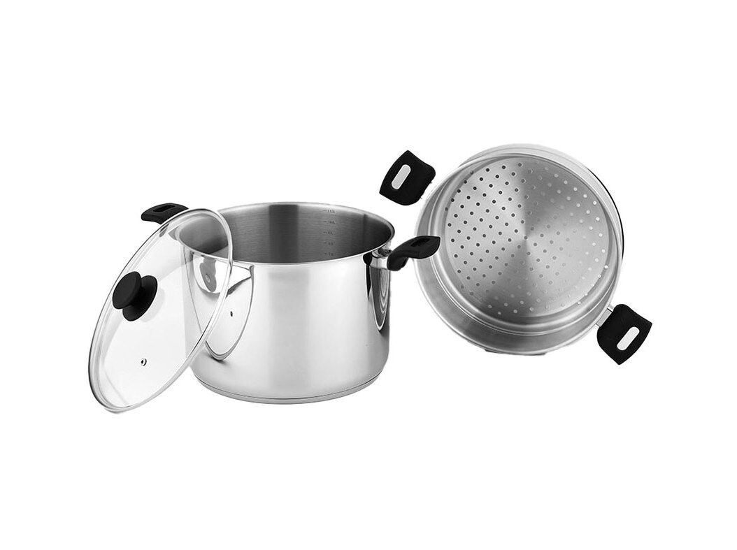 PANELA COZER A VAPOR ACTUEL INOX TAMPA VIDRO 6L image number 1