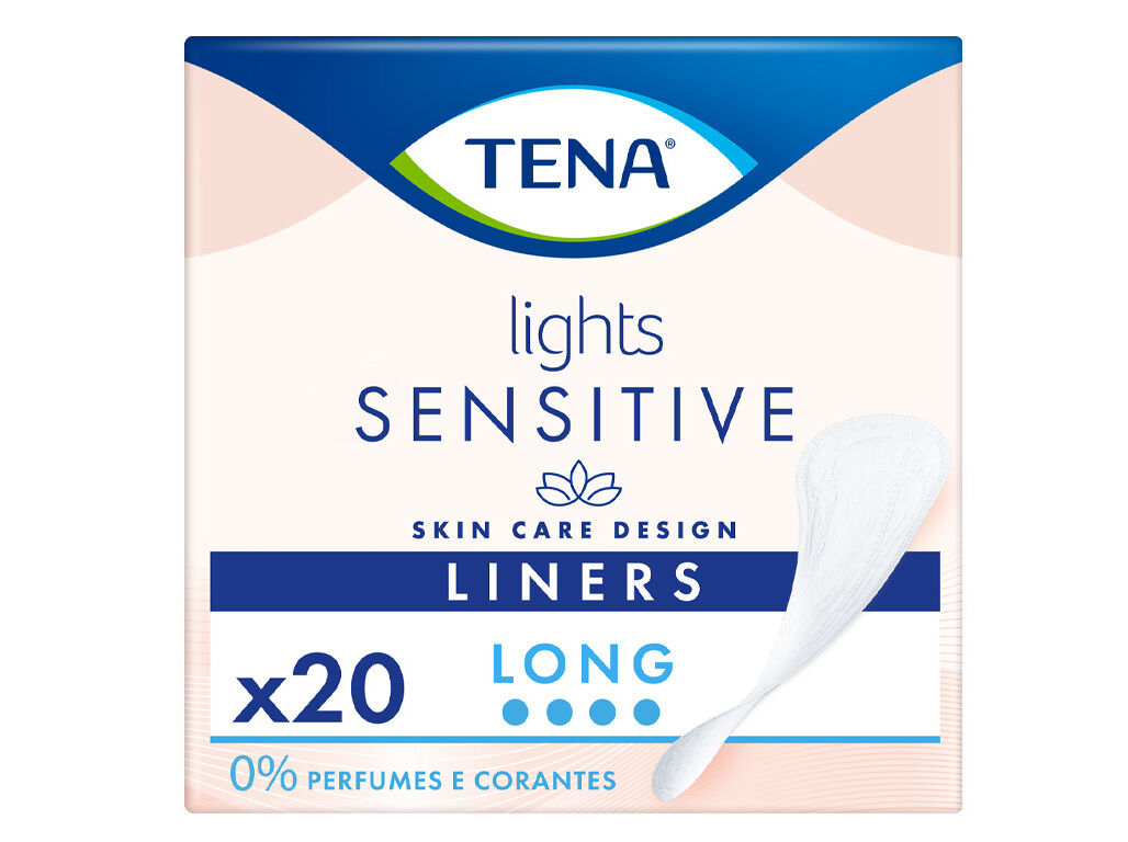 PENSOS INCONTIN&Ecirc;NCIA LIGHTS SENSITIVE LONG 20 UN