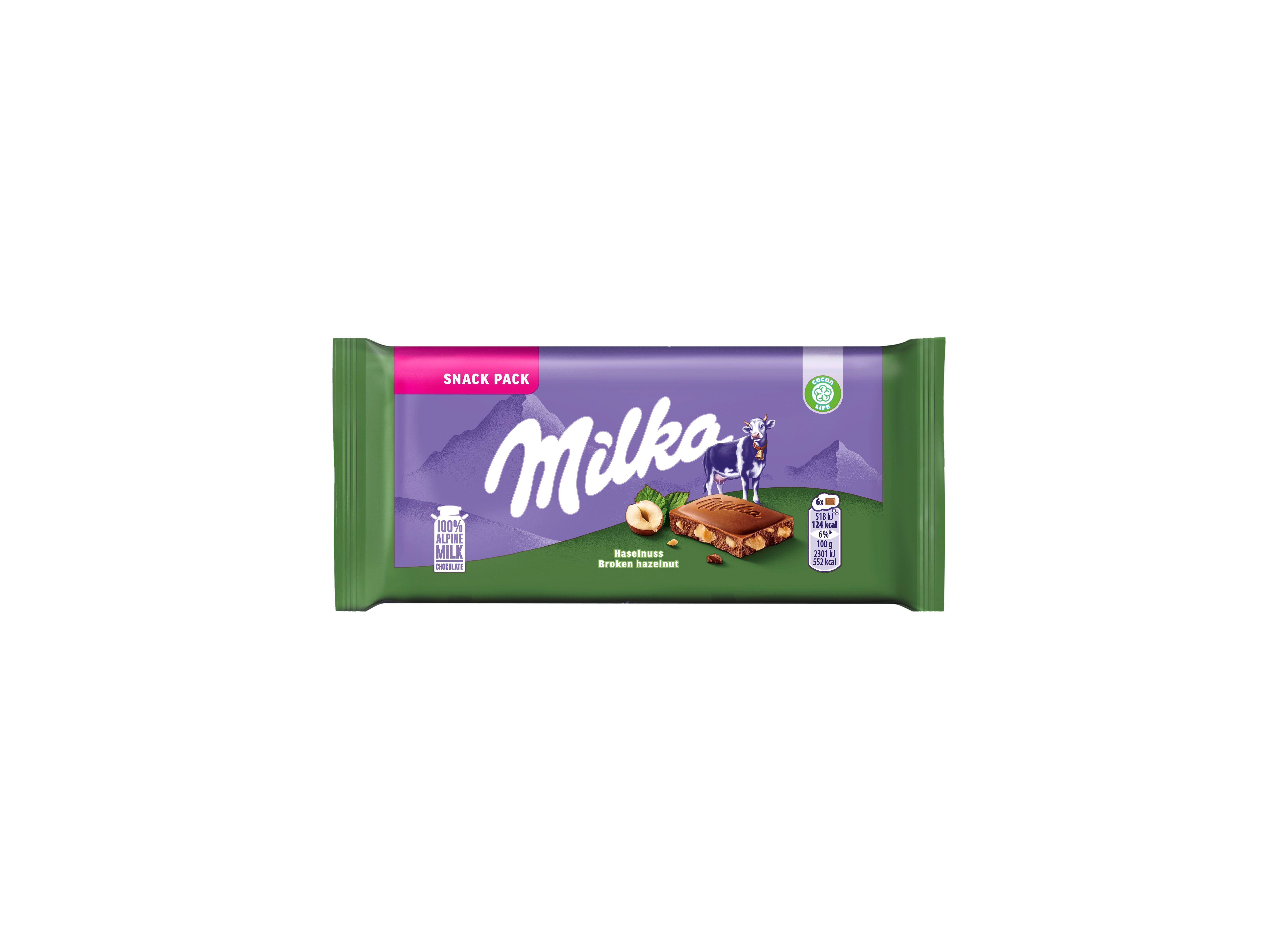 CHOCOLATE MILKA AVEL&Atilde;S 45G image number 0