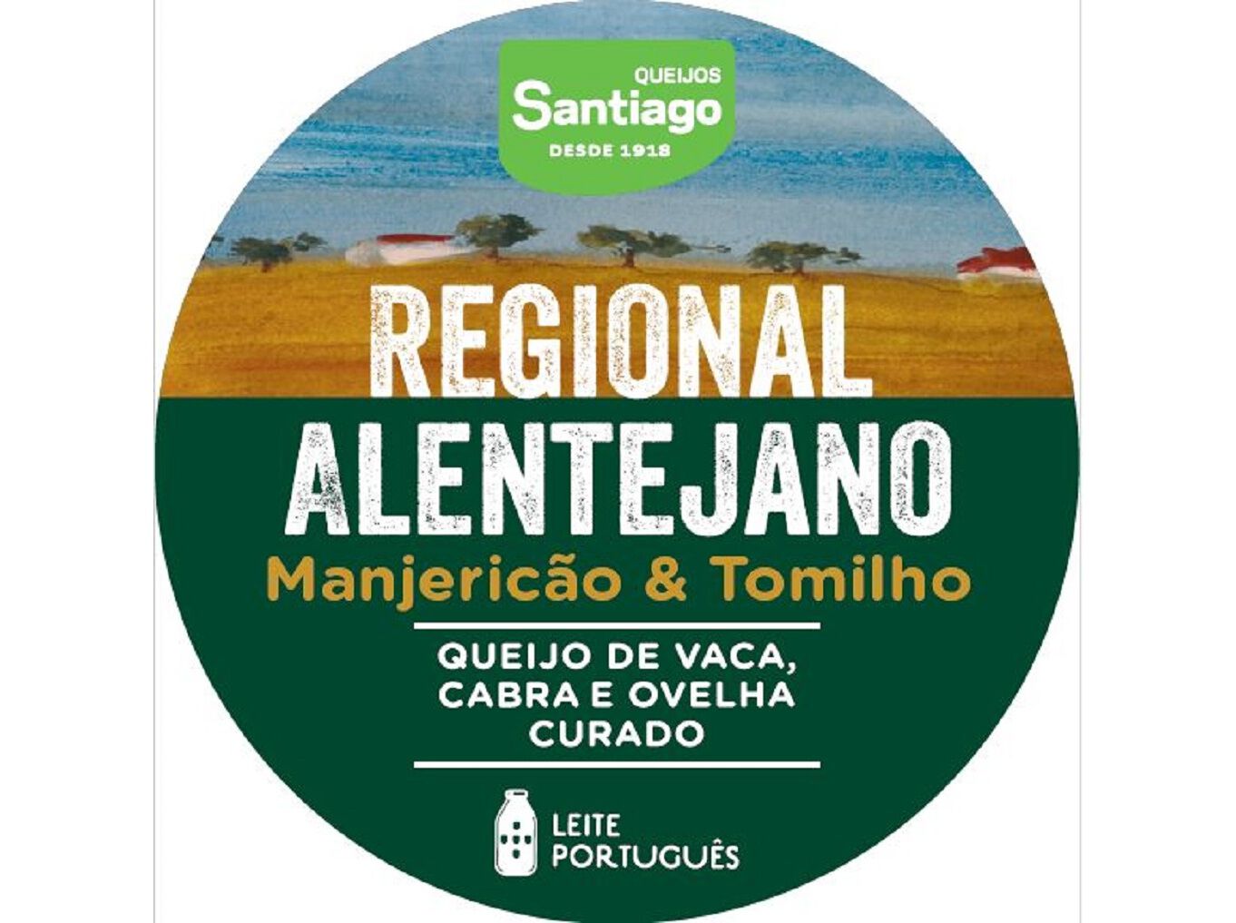 QUEIJO MISTURA MANJERIC&Atilde;O E TOMILHO SANTIAGO 90G image number 1