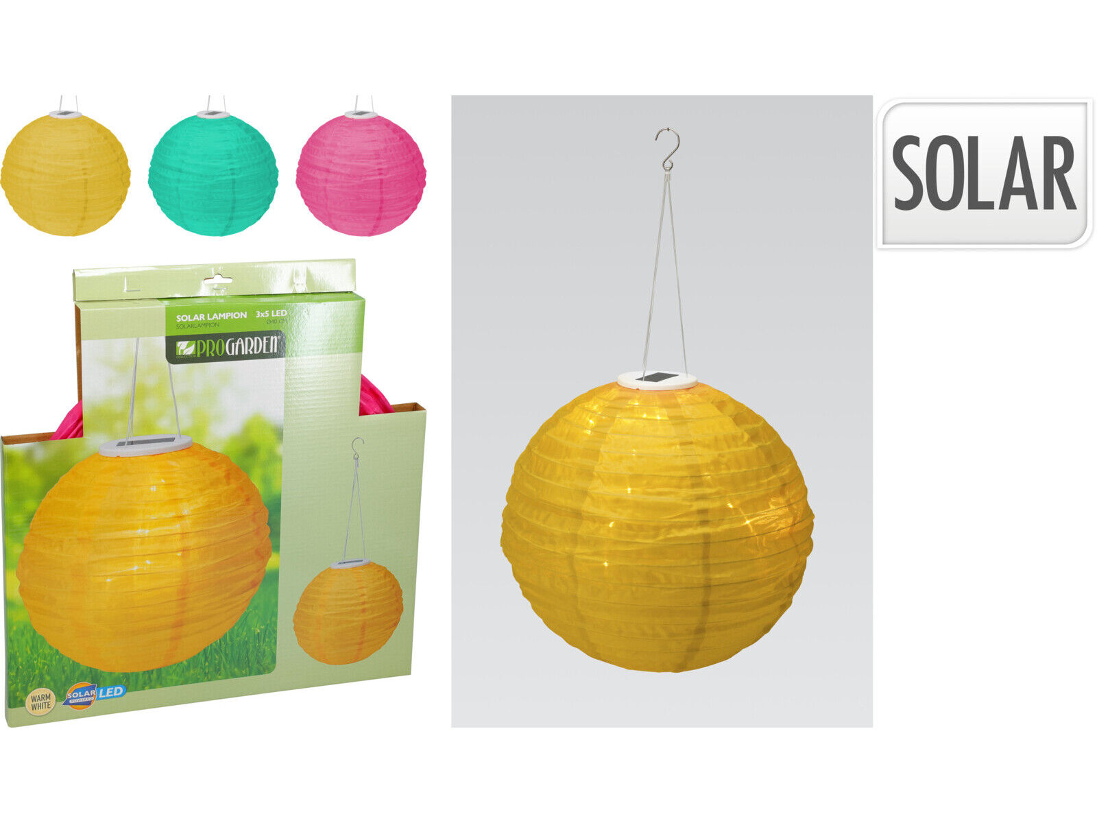 BOLA SOLAR PROGARDEN &Oslash;40CM CORES SORTIDAS image number 1