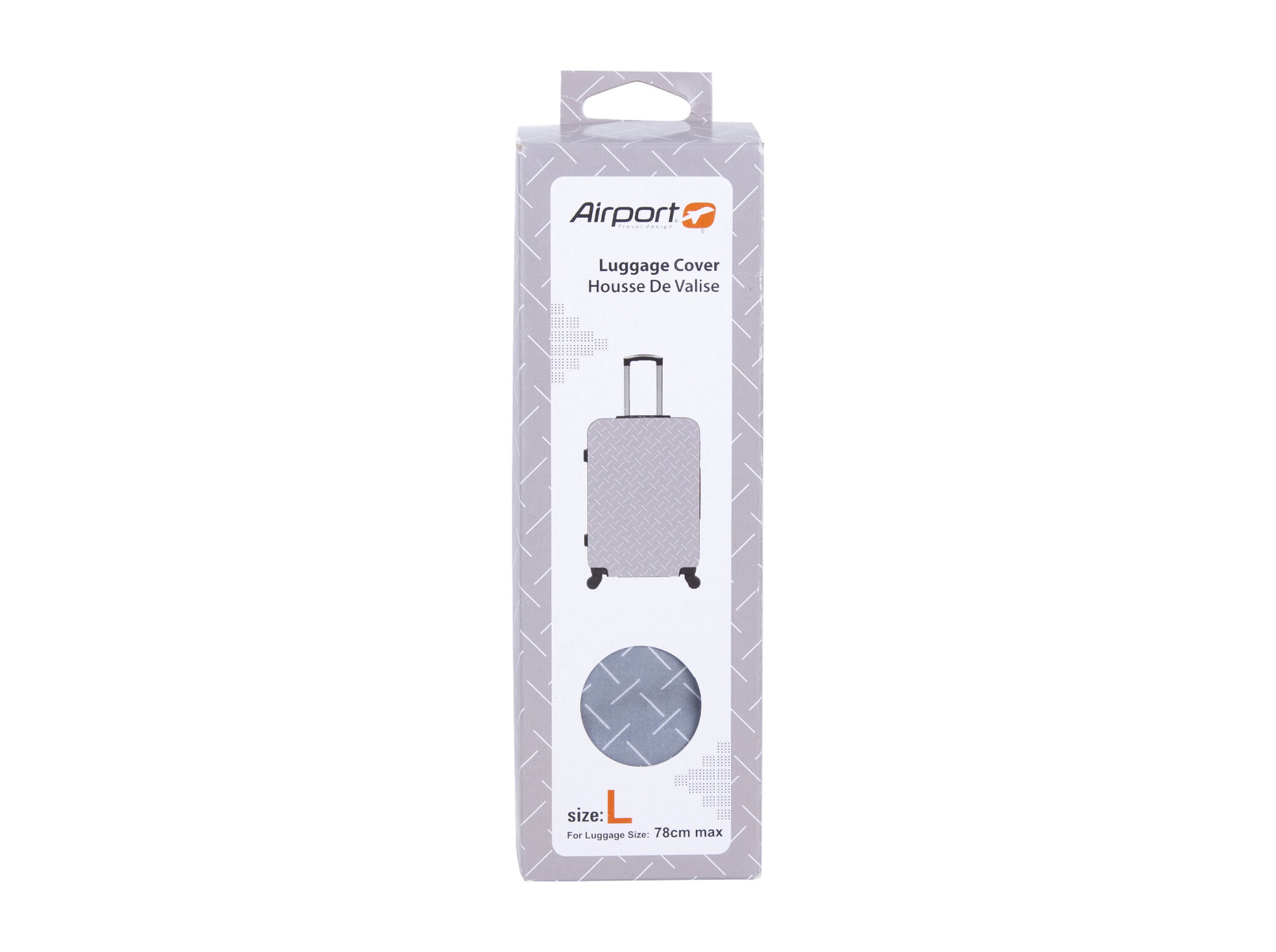 CAPA DE TROLLEY AIRPORT CINZENTO TAMANHO L M&Aacute;XIMO 78CM image number 0