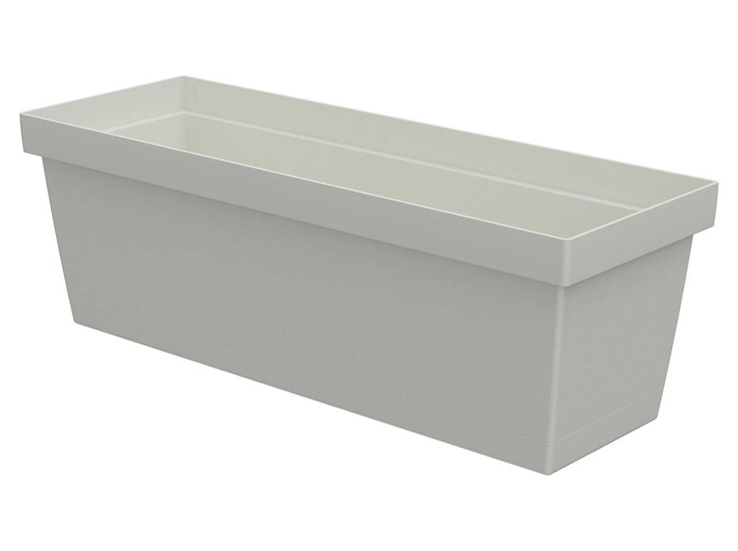 FLOREIRA GARDENSTAR BRANCO COM PRATO 50CM