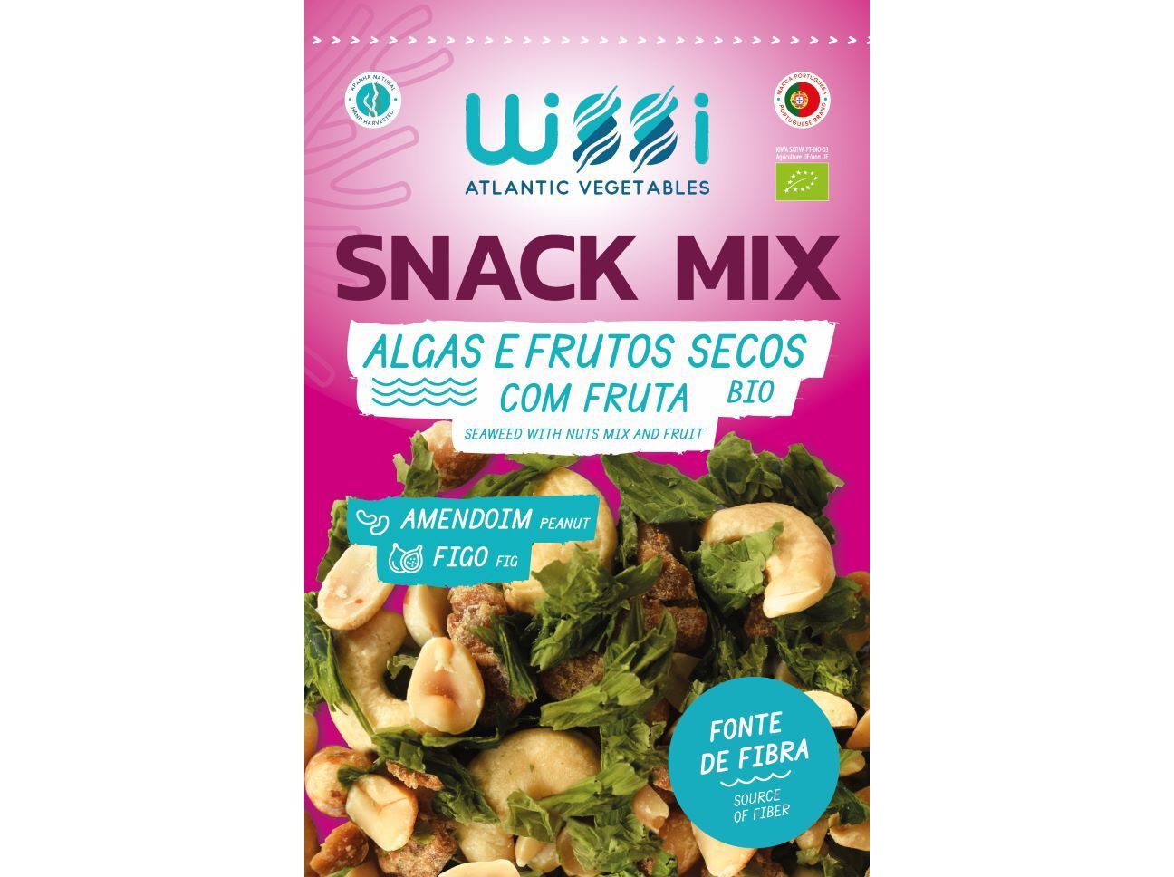 ALGAS BIO WISSI SNACK MIX 60G