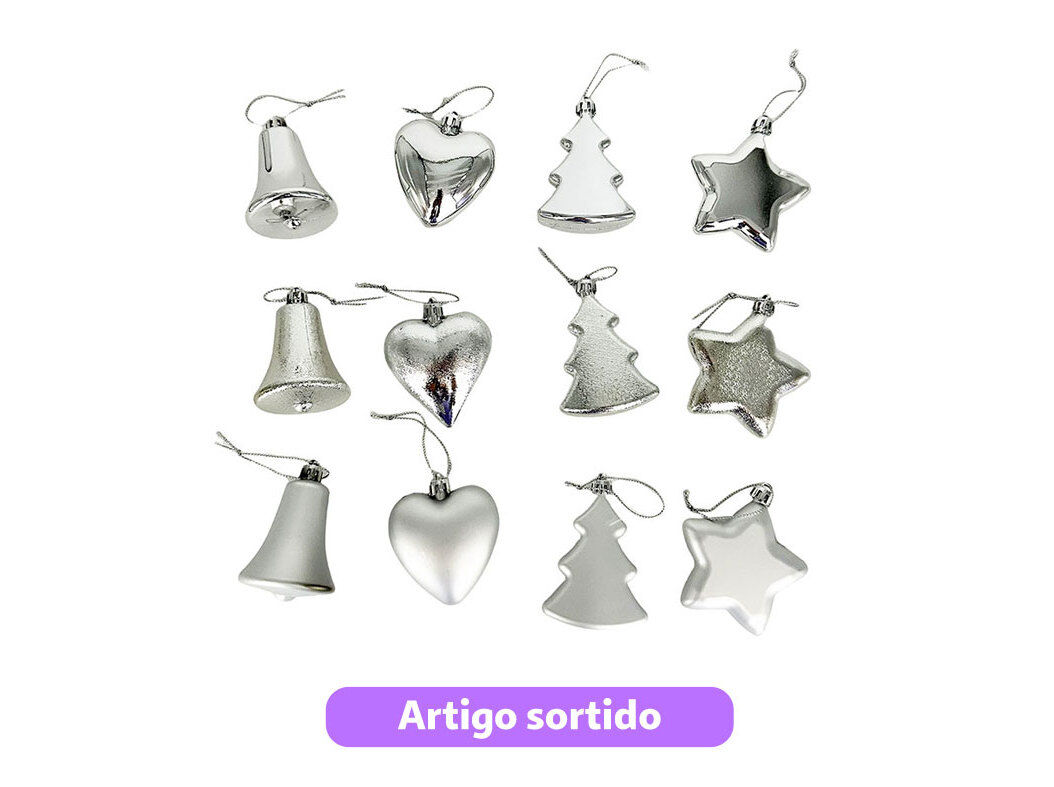 DECORA&Ccedil;&Atilde;O &Aacute;RVORE DE NATAL ACTUEL 3D MODELOS SORTIDOS image number 0