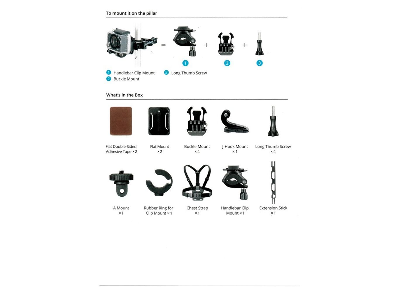 ACESS&Oacute;RIOS KIT ACESS SKI AKASO SYAC0071-BK image number 2