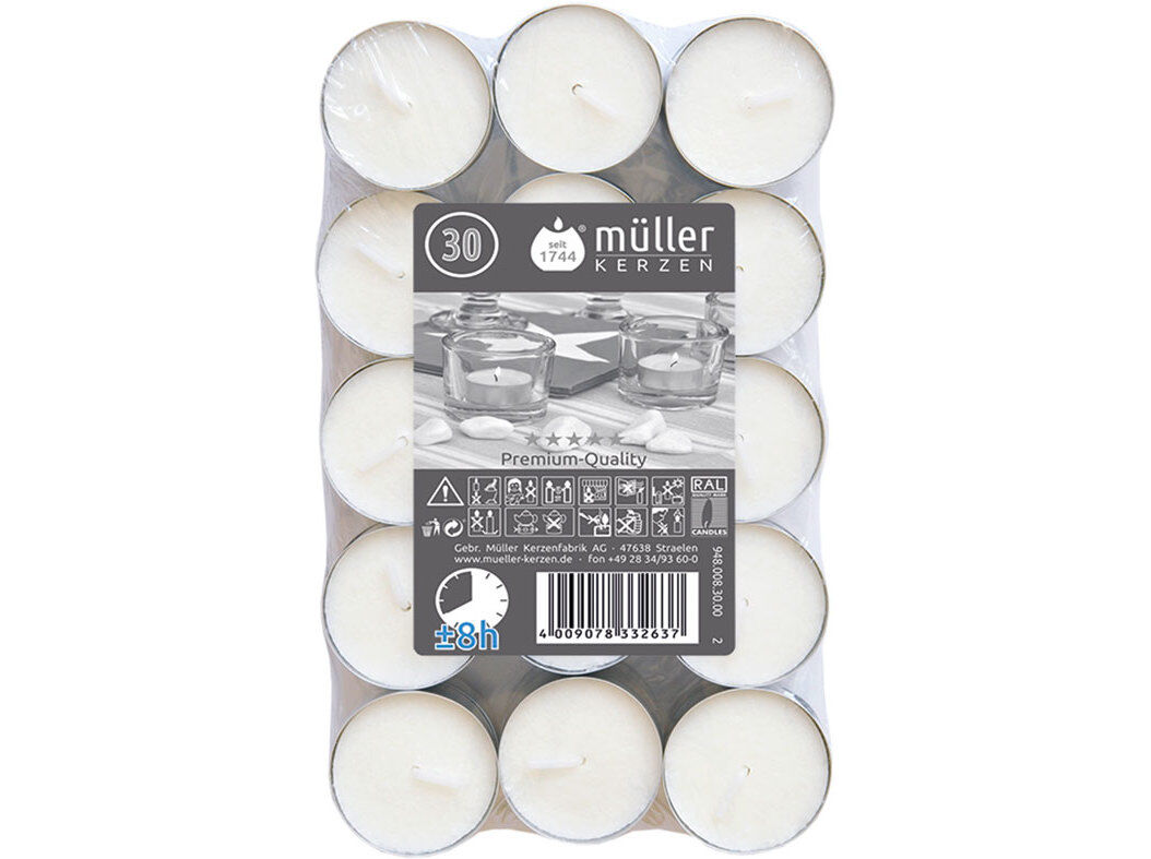 CONJUNTO DE 30 TEALIGHTS ACTUEL &Oslash;39MM image number 0