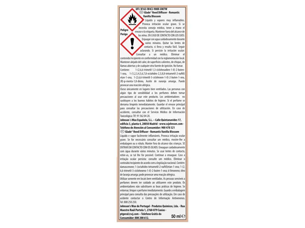 STICKS GLADE ROMANTIC VANILLA 50ML image number 1