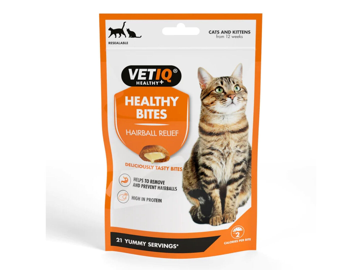 SNACK GATO VETIQ BOLAS DE PELO 65G image number 1