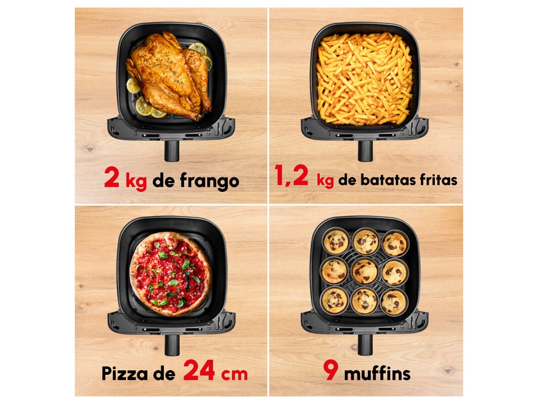 FRITADEIRA SEM &Oacute;LEO AIR FRYER MOULINEX EASY FRY MEGA EZ855HF0 7.5L image number 2