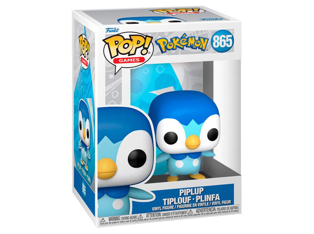 FIGURA FUNKO POP GAMES: POKEMON - PIPLUP(EM image number 0