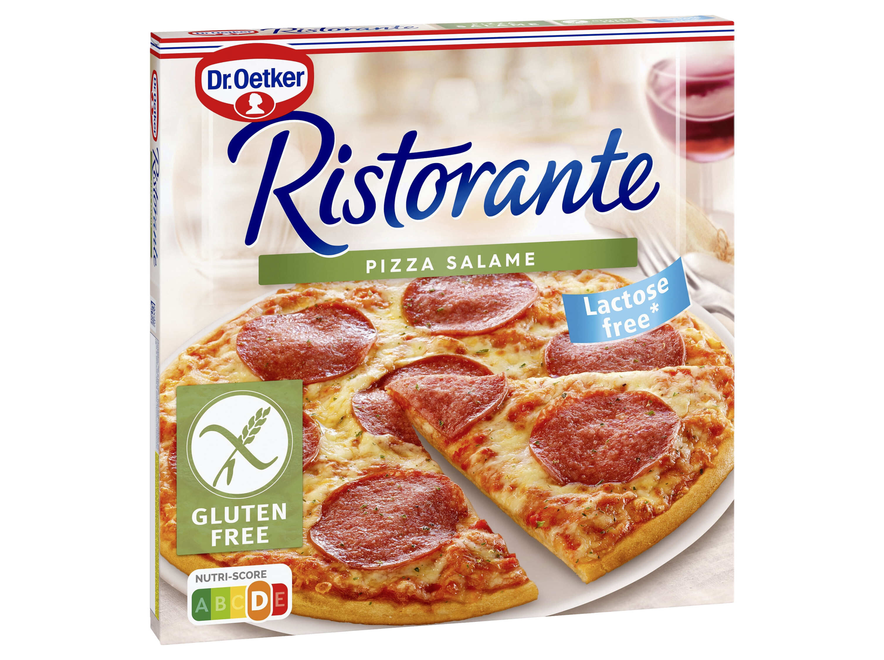 PIZZA DR.OETKER RISTORANTE SEM GLUT&Eacute;N E SEM LACTOSE SALAME 315G image number 0