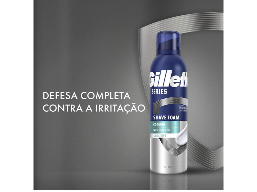 ESPUMA DE BARBEAR SERIES REFRESCANTE GILLETTE 200+50 ML image number 1