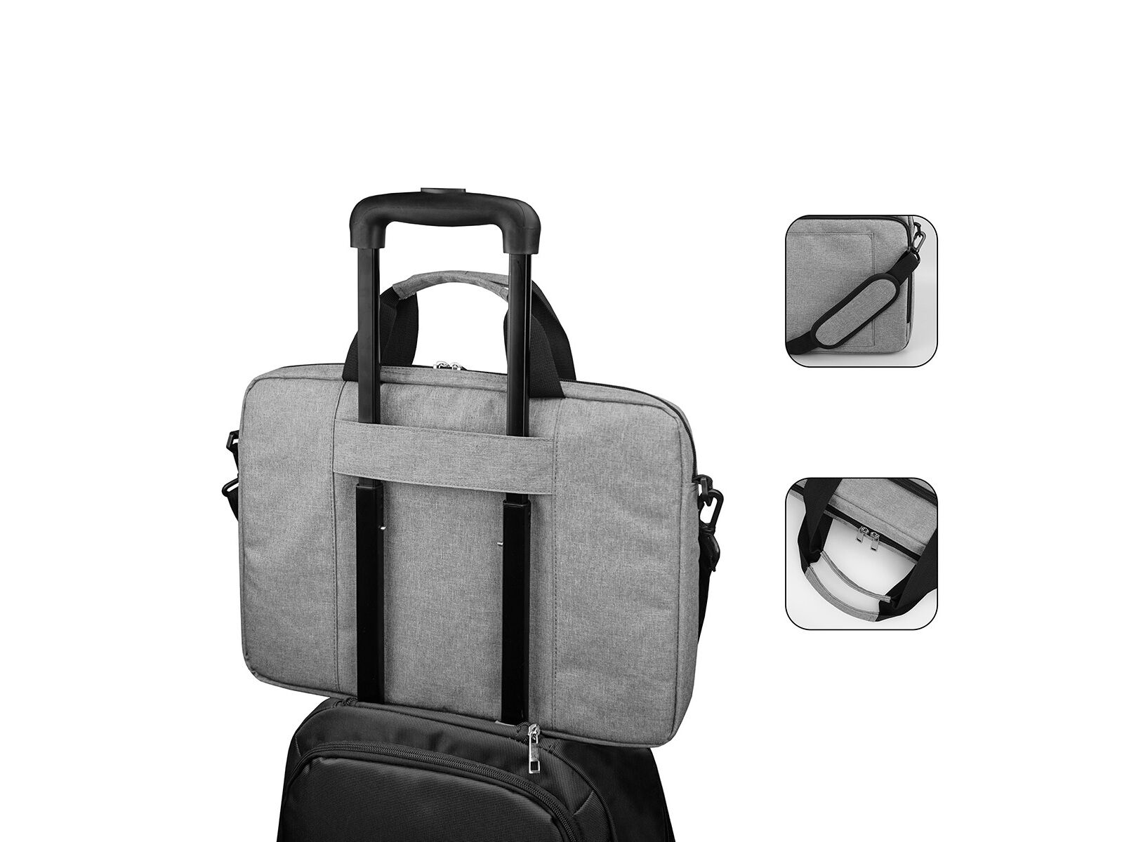 MALA PARA PC SUBBLIM AIR PADDING 156" CINZA image number 3