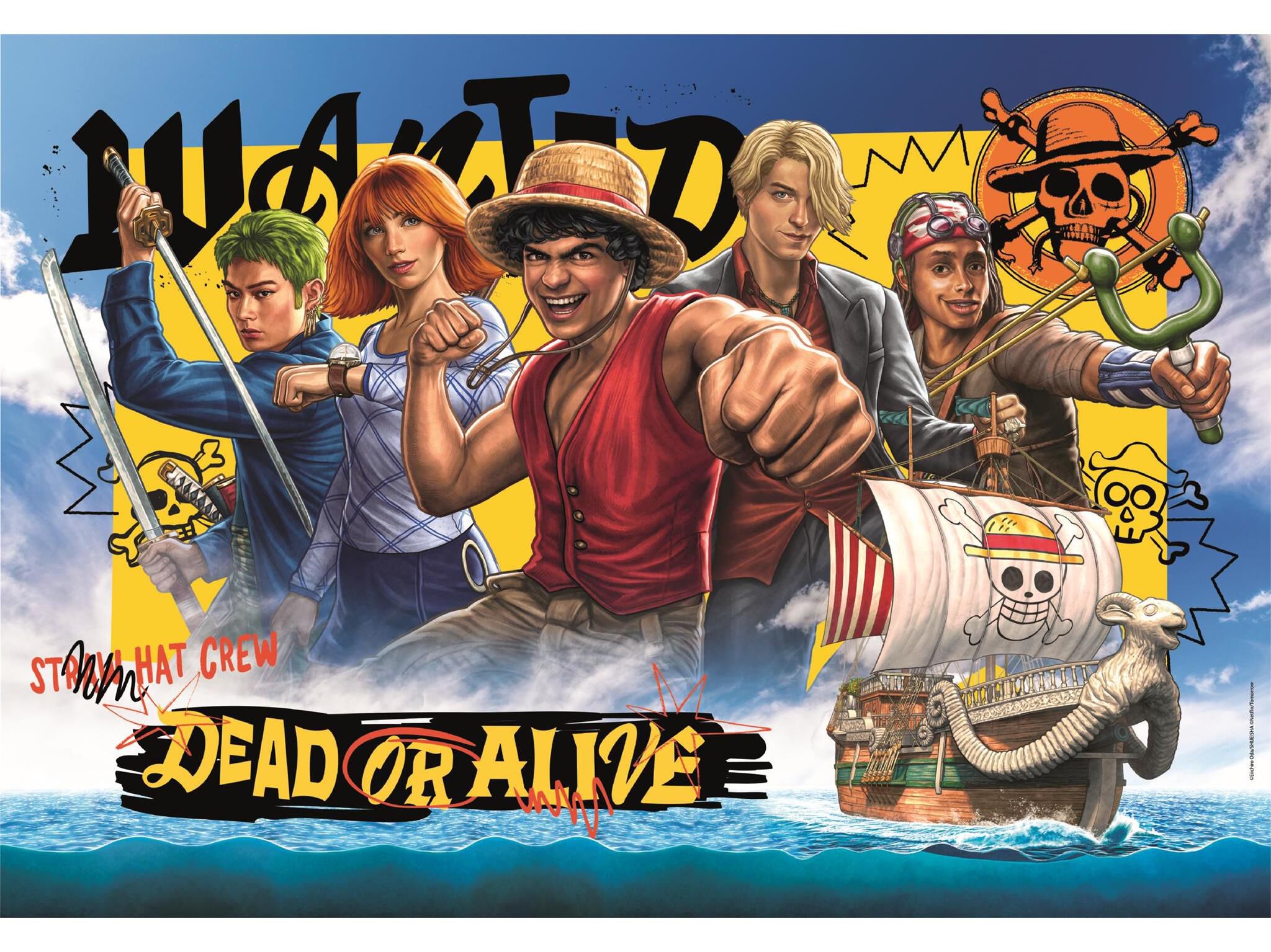 PUZZLE ONE PIECE NETFLIX CLEMENTONI 104 PE&Ccedil;AS image number 1