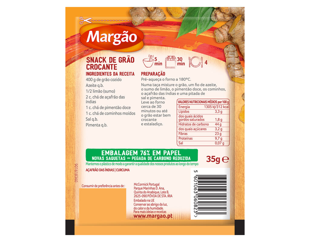 A&Ccedil;AFR&Atilde;O DAS &Iacute;NDIAS MARG&Atilde;O SAQUETA PAPEL 35G image number 1