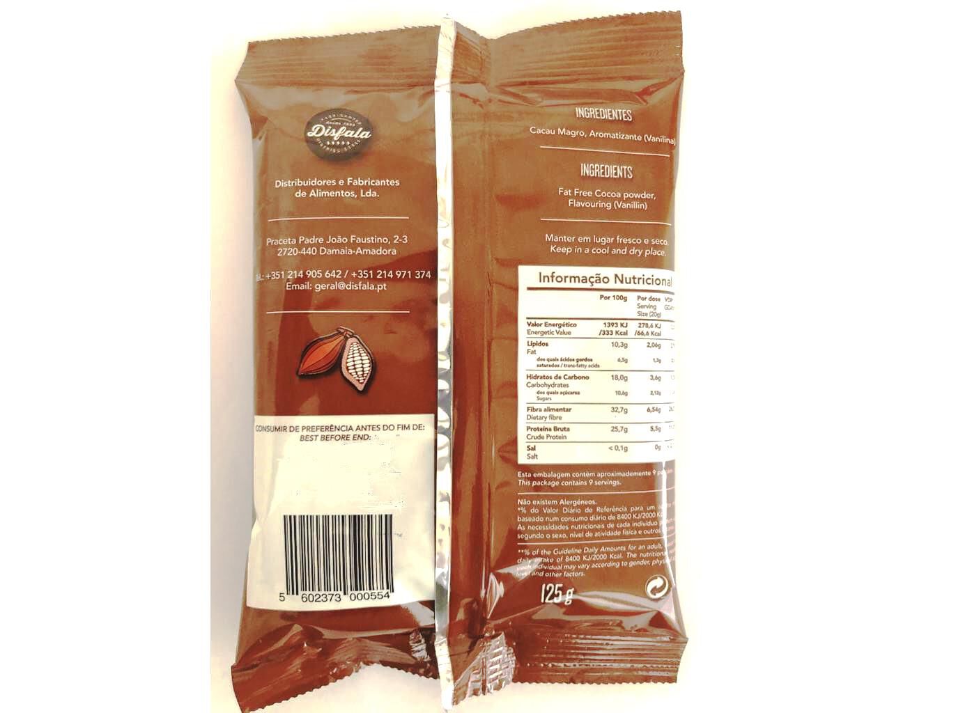 CACAU DISFALA EM P&Oacute; MAGRO 125G image number 1