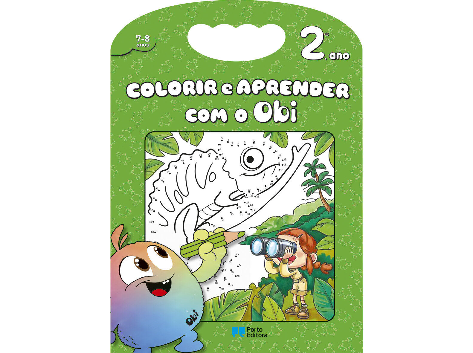 LIVRO COLORIR E APRENDER COM O OBI - 2.&ordm; ANO - 7-8 ANOS