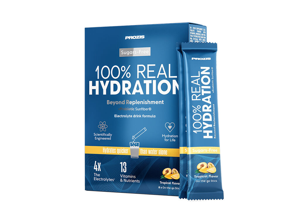 BEBIDAS ISOT&Oacute;NICAS PROZIS REAL HYDRATION 68G (8X8.6G)