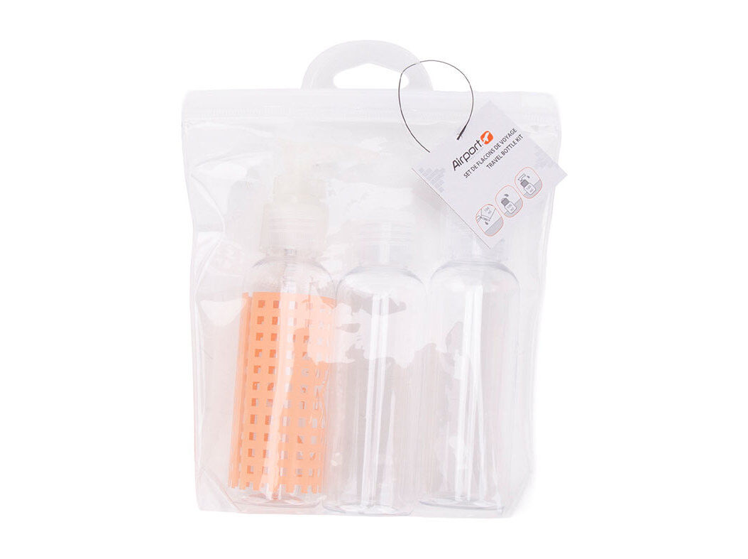 KIT DE FRASCOS DE VIAGEM AIRPORT CORAL 100 ML image number 0