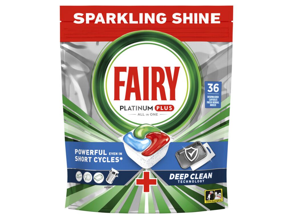 DET.M&Aacute;QUINA LOI&Ccedil;A FAIRY PLATINUM PLUS LIMP. PROF. 36P image number 0