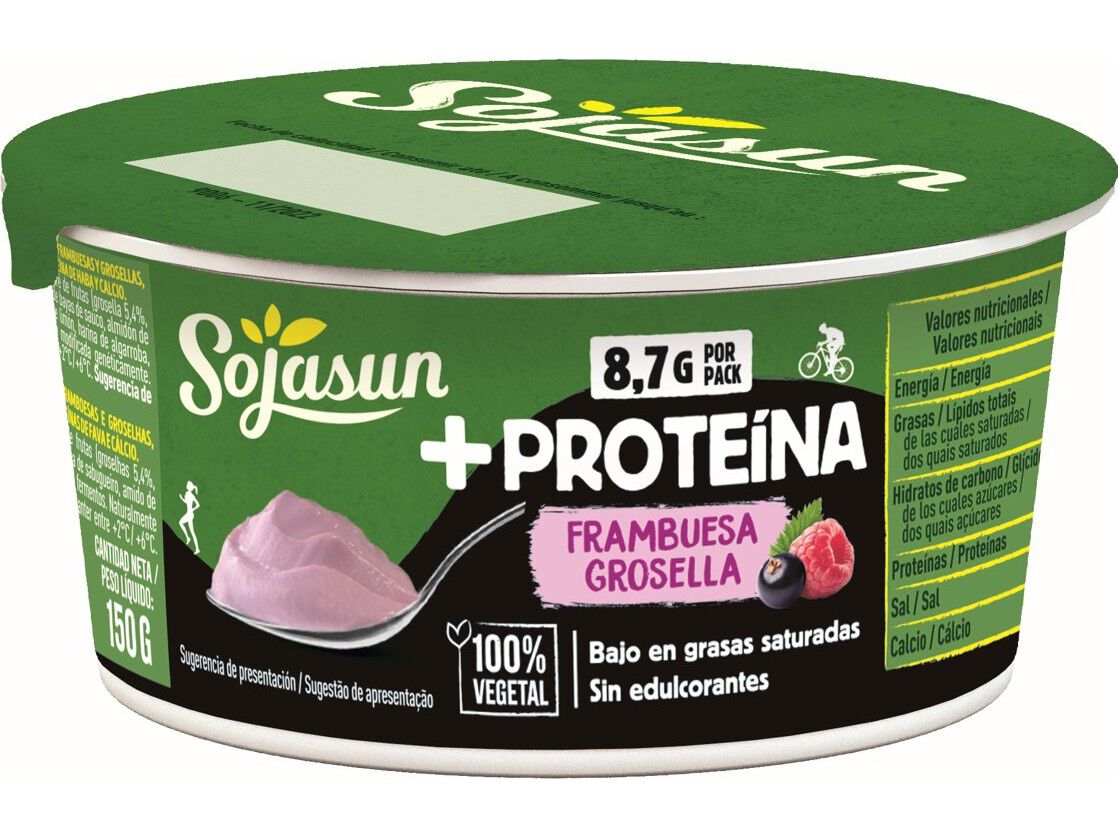 SOJAGURTE SOJASUN PROTEINA FRAMB.GROSELHA 150G