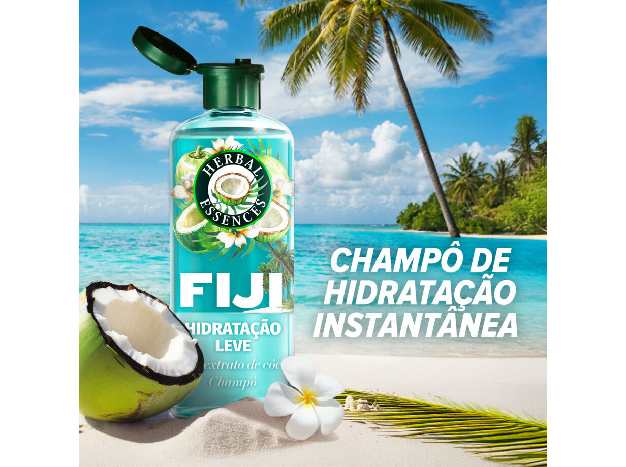 CHAMP&Ocirc; HERBAL ESSENCES &Aacute;GUA COCO HIDRATA&Ccedil;&Atilde;O 350 ML image number 4