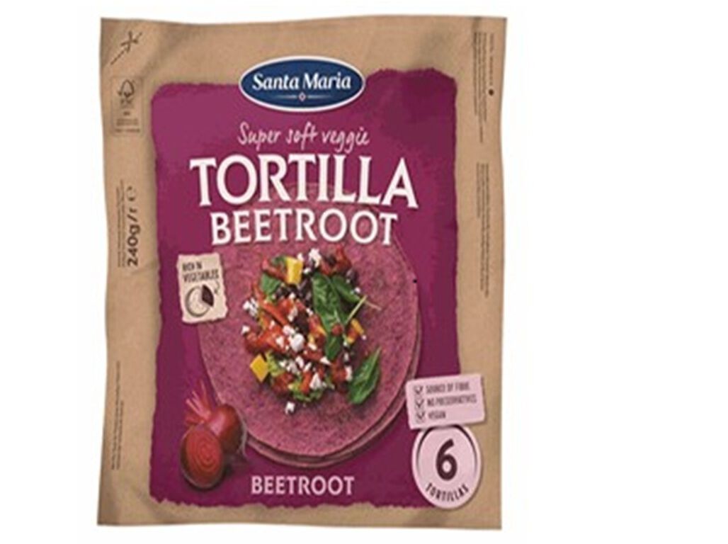 TORTILLAS SANTA MARIA BETERRABA 240G