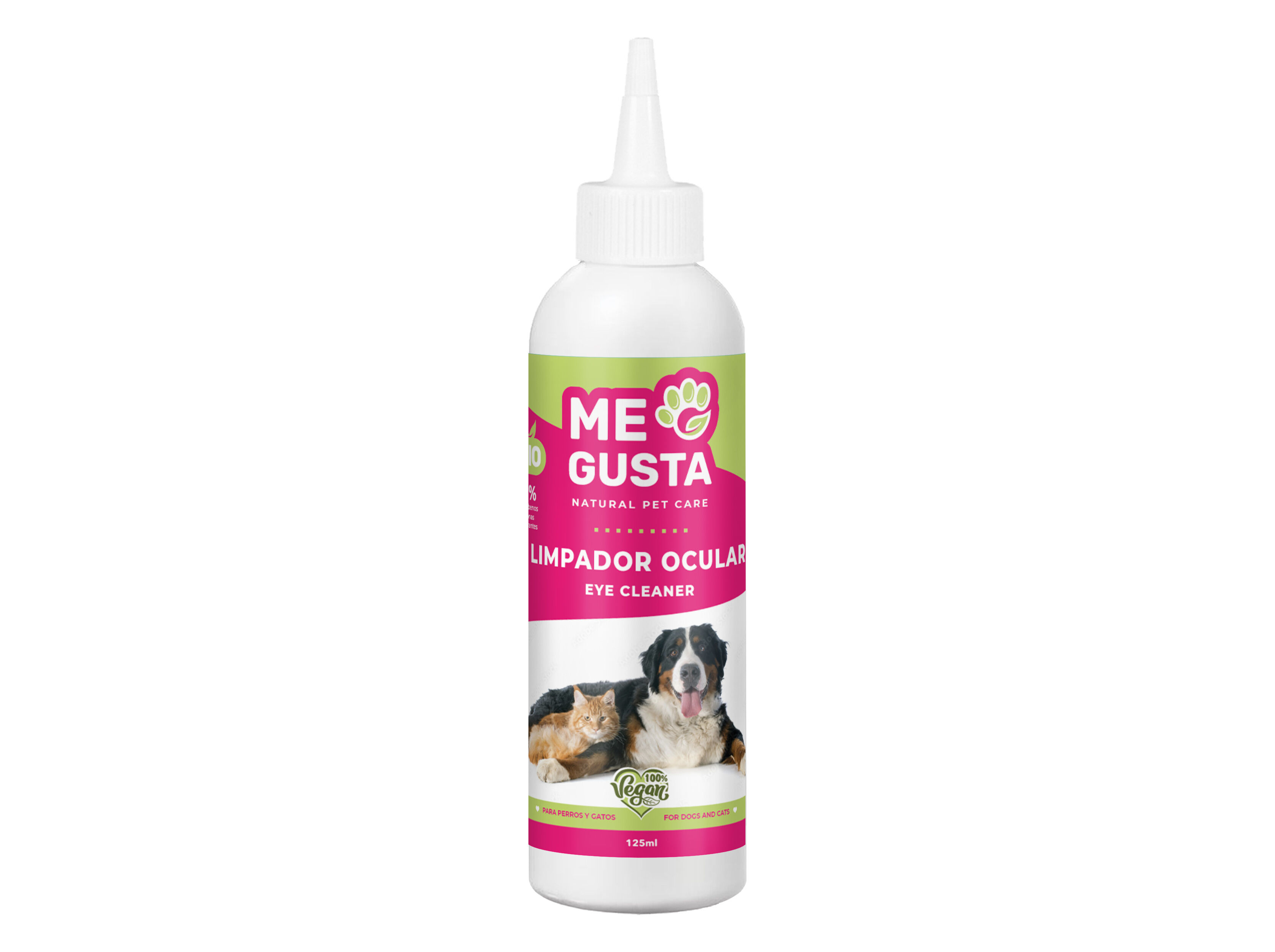 L&Iacute;QUIDO LIMPEZA OLHOS ME GUSTA C&Atilde;O/GATO 125ML image number 1
