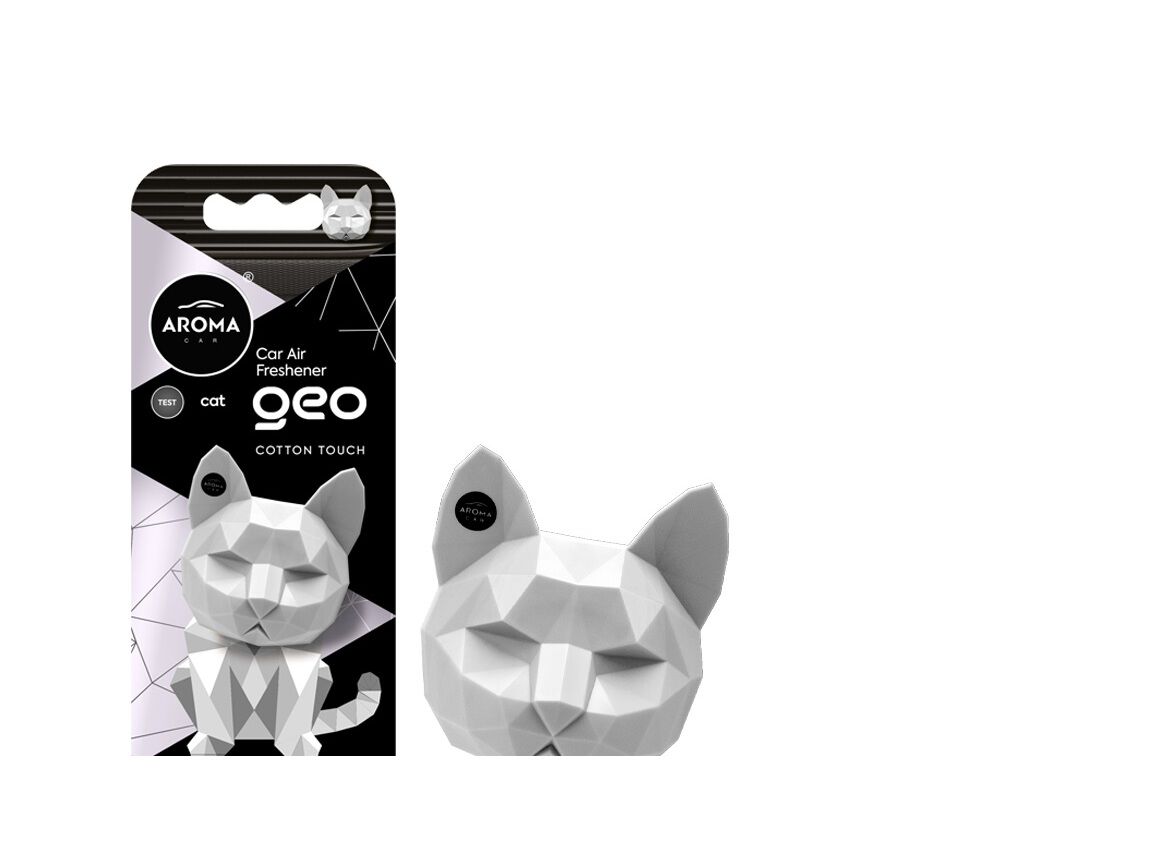 AMBIENTADOR AUTO AROMA CAR CAT WHITE COTTON T 45D image number 0