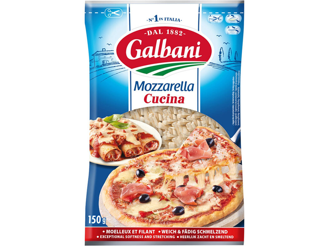 QUEIJO MOZZARELLA RALADO GALBANI 150G